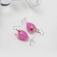 Cute Geometric Plastic 3d Print Earrings 1 Pair main image 4