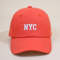 Unisex Fashion Letter Number Embroidery Curved Eaves Baseball Cap main image 1