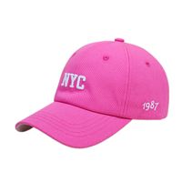 Unisex Fashion Letter Number Embroidery Curved Eaves Baseball Cap sku image 2