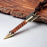 Vintage Style Arrow Alloy Plating Necklace main image 1