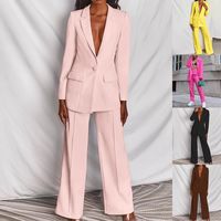 Täglich Frau Mode Einfarbig Polyester Hosen-Sets Hosen-Sets main image 6
