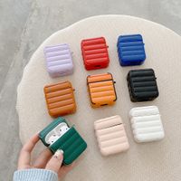 Fashion Solid Color Silica Gel Earphone Cases main image 2