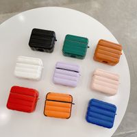 Fashion Solid Color Silica Gel Earphone Cases main image 7