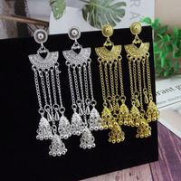 Women's Retro Ethnic Style Bohemian Tassel Alloy No Inlaid Ear Studs Drop Earrings main image 6