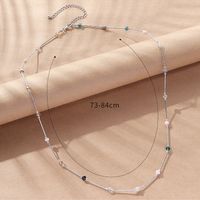 Fashion Simple Style Geometric Copper Glass Bead Bracelets main image 2