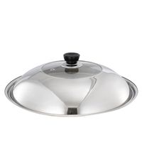 Simple Wholesale Household 28-42cm Wok Combination Cover Stainless Steel Pot Lid main image 4