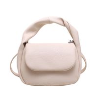 Solide Couleur Carré Petite Capacité Pu En Cuir Portable Sac Bandoulière sku image 1