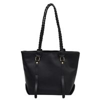 2022 New Fashion Solid Color Single Shoulder Large Capacity Totes Handbag sku image 2