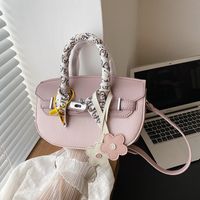 Women's Artificial Leather Solid Color Fashion Soft Surface Square Buckle Crossbody Bag main image 2