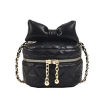Women's Artificial Leather Solid Color Fashion Soft Surface Square Zipper Crossbody Bag sku image 4