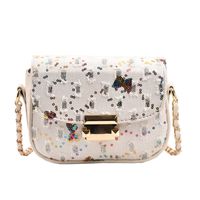 Female Summer 2022 New Fashion Sequined Small Square Chain Messenger Bag sku image 1