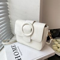 2022 Summer New Style Solid Color Shoulder Messenger Small Square Bag main image 3