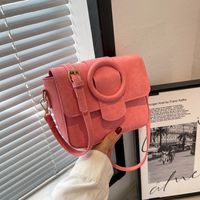 2022 Summer New Style Solid Color Shoulder Messenger Small Square Bag main image 5