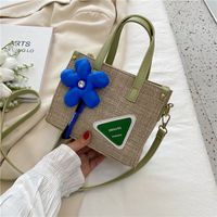 2022 New Summer Flower Large Capacity Shoulder Tote Bag main image 6