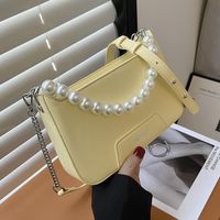Women 2022 New Fashion Pearl Chain Portable Shoulder Messenger Bag main image 5