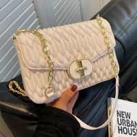 2022 New Style Rhombus Chain Solid Color Small Square Bag main image 4