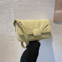 2022 Summer New Style Solid Color Shoulder Underarm Small Square Bag main image 4