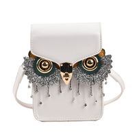 Summer 2022 New Style Owl Shape Tassel Messenger Small Square Bag main image 5
