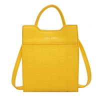 2022 New Simple Solid Color Stone Pattern Messenger Handbag sku image 1