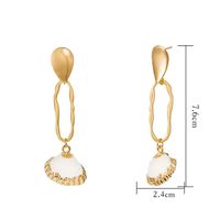 Ethnic Style Shell Alloy Plating Drop Earrings main image 2