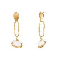 Ethnic Style Shell Alloy Plating Drop Earrings main image 10