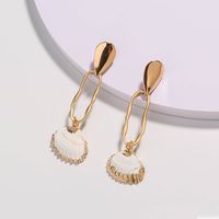 Ethnic Style Shell Alloy Plating Drop Earrings main image 5