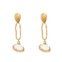 Ethnic Style Shell Alloy Plating Drop Earrings main image 8