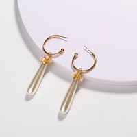 Retro Geometric Alloy Artificial Pearls Earrings 1 Piece main image 2