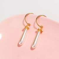 Retro Geometric Alloy Artificial Pearls Earrings 1 Piece main image 4