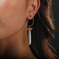 Retro Geometric Alloy Artificial Pearls Earrings 1 Piece main image 1