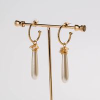 Retro Geometric Alloy Artificial Pearls Earrings 1 Piece main image 9