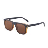 Retro Square Frame Rivet Sunglasses Small Frame Sunglasses Wholesale sku image 4