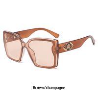 Fashion Big Frame Sunglasses Wholesale Nihaojewelry sku image 3