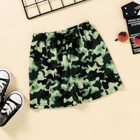 2-7 Years Old Boys Summer New Camouflage Letters Printed Sleeveless Top And Shorts Suit main image 8