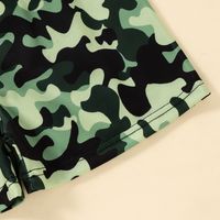 2-7 Years Old Boys Summer New Camouflage Letters Printed Sleeveless Top And Shorts Suit main image 10