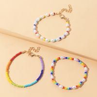 Fashion Beach Geometric Pearl Resin Beads Bracelets main image 4
