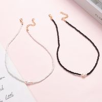 Fashion Sweet Geometric Solid Color Glass Beads Necklace main image 2