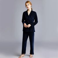 Velvet  Long-sleeved  Suspenders Trousers Three-piece Suit sku image 8
