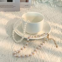Women's Vintage Style Solid Color Imitation Pearl Necklace Beaded Artificial Pearl 1 Piece main image 4
