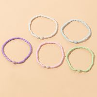 Fashion Beach Ball Glass Beads Bracelets sku image 1