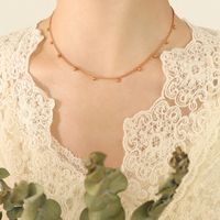 Coréenne Petites Perles Clavicule Sexy Collier Bijoux Hypoallergénique Gros Nihaojewelry sku image 8
