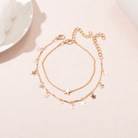 Women's Fashion Beach Star Heart Flowers Alloy Anklet Beads As Picture main image 5