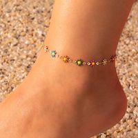 Women's Fashion Beach Star Heart Flowers Alloy Anklet Beads As Picture main image 3