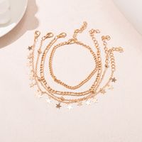 Women's Fashion Beach Star Heart Flowers Alloy Anklet Beads As Picture main image 8