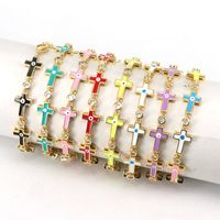 Novelty Cross Copper Plating Bracelets main image 1