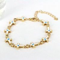 Novelty Cross Copper Plating Bracelets sku image 2