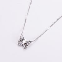 Stainless Steel 18K Gold Plated Fashion Diamond Butterfly Rhinestones main image 5