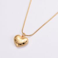 Stainless Steel Simple Style Carving Heart Shape No Inlaid sku image 2