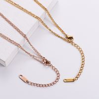 Women's Fashion Tree Stainless Steel Pendant Necklace Polishing Plating Stainless Steel Necklaces main image 3