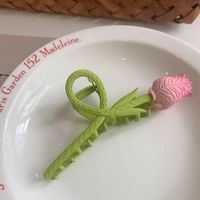 Summer Tulip New Sunflower Shaped Clip Hair Accessories Female sku image 8